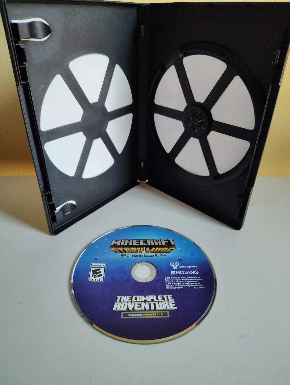 Minecraft Story Mode Complete Adventure PC DVD Episodes 1-8 Telltale Used